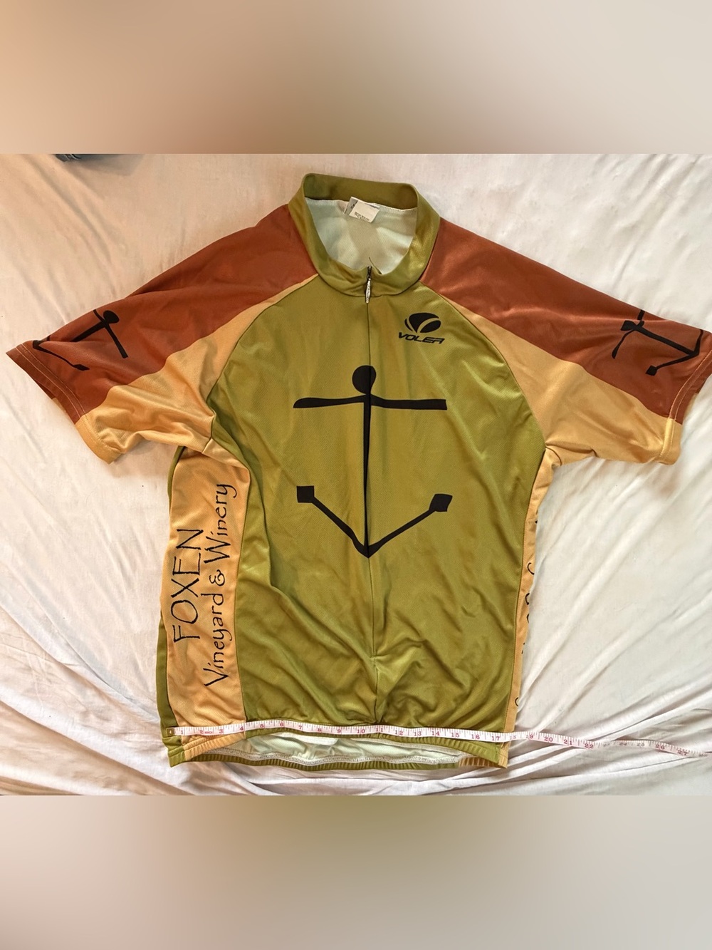 Foxen Vineyard & Winery Women's Olive Cycling Jersey by Voler - Size XL